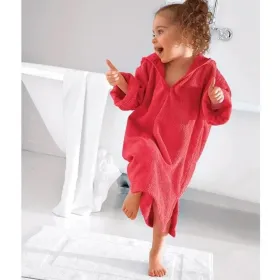 Poncho bébé personnalisé Prénom. Sortie de bain en éponge douce.