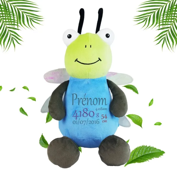 peluche enfant luciole ver luisant