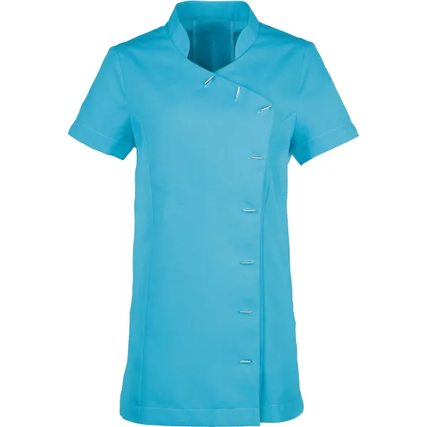 Tunique / blouse esthéticienne brodée personnalisable. Élégance et confort .