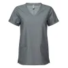 blouse grise personnalisée pour le travail