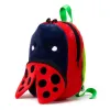 Petit sac à dos enfant coccinelle brodé avec un prénom