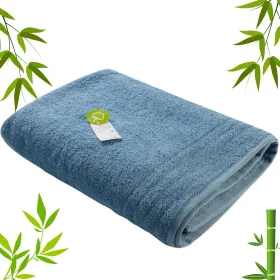 maxi drap de bain bleu personnalisé