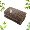 Drap de bain personnalisé chocolat brodé | unique et pas cher !
