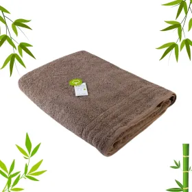 Drap de bain personnalisé chocolat brodé | unique et pas cher !