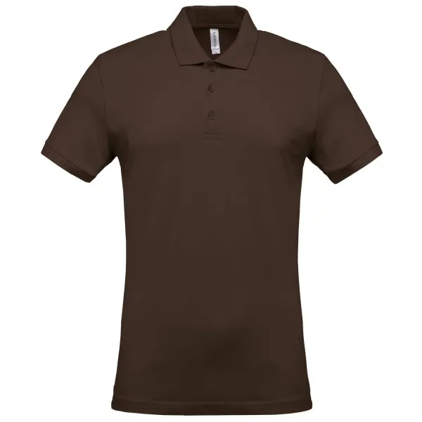 Polo homme manches courtes brodé et personnalisé