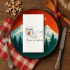 serviette de table brodée beurre ou confiture