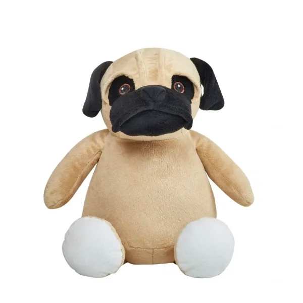 chien carlin en peluche personnalisé