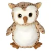 peluche hibou original brodé