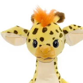 gros plan tete de girafe en peluche