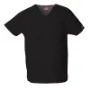 blouse médicale noire personnalisée