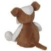 peluche originale chien boxer avec broderie