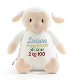 peluche personnalisée avec une broderie