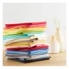 lot de serviettes de table de couleur prêtes à broder