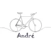 detail vélo brodé sur serviette