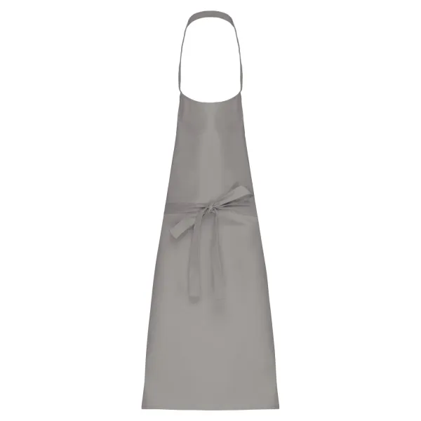 tablier de cuisine gris avec broderie