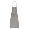 tablier de cuisine gris avec broderie