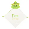 doudou original vert avec broderie prénom