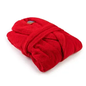 peignoir rouge personnalisé