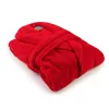 peignoir rouge personnalisé