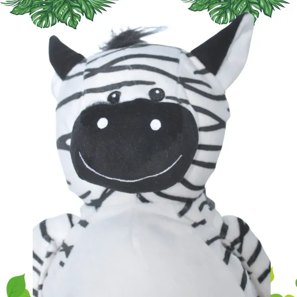tete zebre peluche