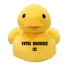 Peluche canard jaune à offrir en cadeau personnalisé