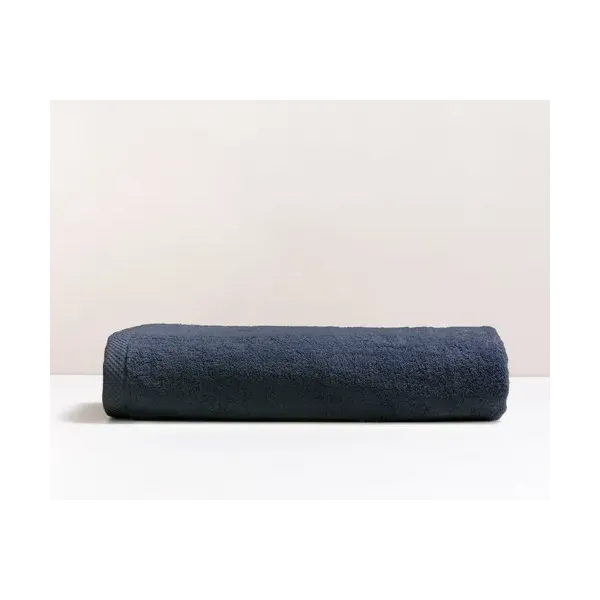 linge de bain bleu marine brodé