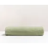 serviette de bain brodée vert clair