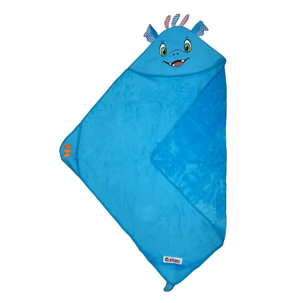 cape de bain dragon avec broderie