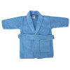 peignoir enfant bleu kimono brodé