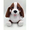 peluche brodée basset hound