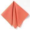 serviette de table brodée paprika