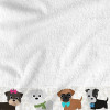 linge de bain enfant personnalisé motif chien