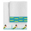 serviette de bain peter pan personnalisée