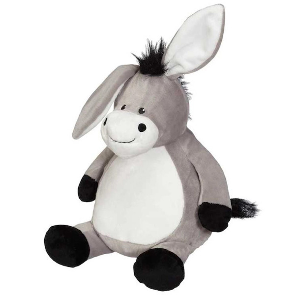 peluche enfant ane gris personnalisé