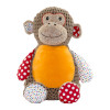 peluche singe coloré personnalisé