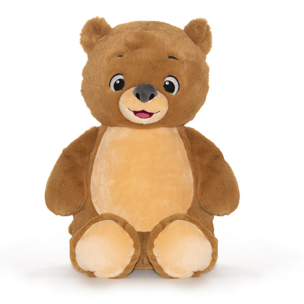 peluche petit ours brun personnalise