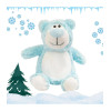 peluche ours bleu personnalisé