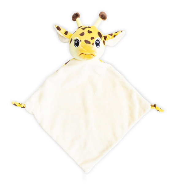 Petite girafe doudou pour cadeau de naissance brodé enfant