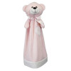 grand doudou ours rose brodé