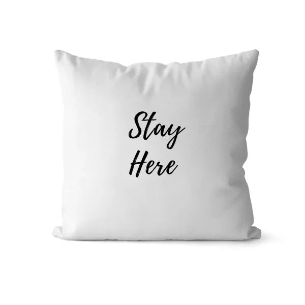 coussin stay here