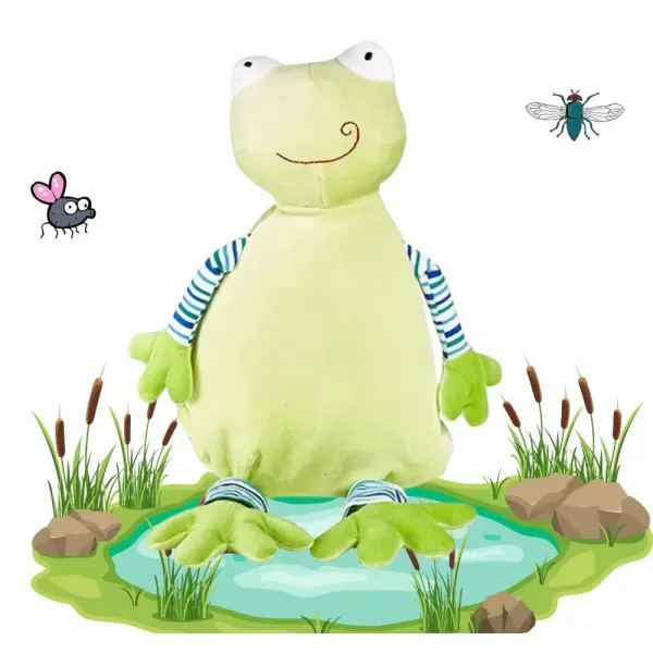 peluche grenouille personnalisée