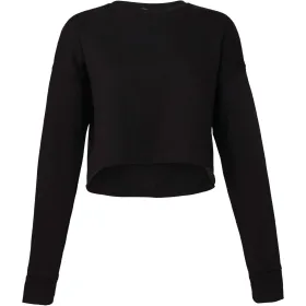 Sweat shirt crop femme original love brodé