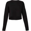 Sweat shirt crop femme original love brodé