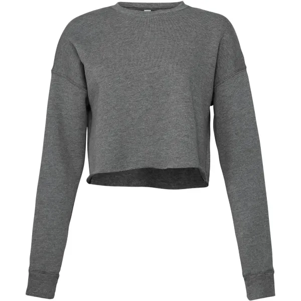 Sweat shirt crop femme original love brodé