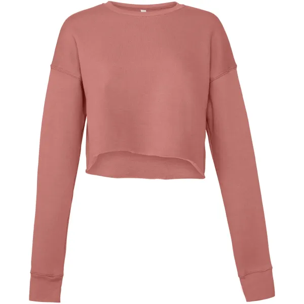 Sweat shirt crop femme original love brodé