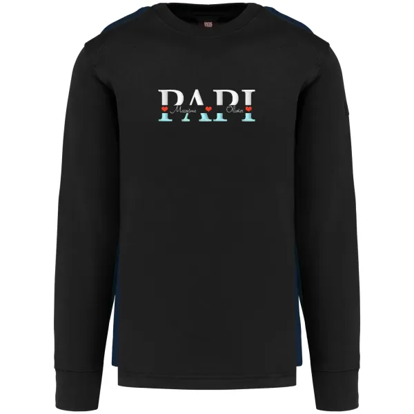 sweat personnalisé brodé pour papi