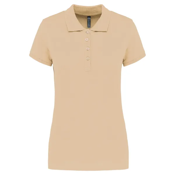 Polo femme manches courtes personnalisé avec une broderie