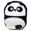 sac panda noir et blanc personnalisé prénom enfant