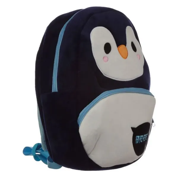 Sac peluche original pingouin personnalisé et brodé prénom