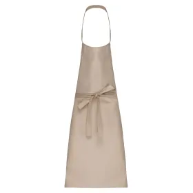 Tablier de cuisine en coton sans poche brodé à votre prénom